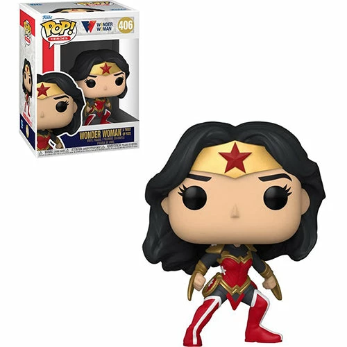 Funko Pop! Wonder Woman 80th Anniversary: A Twist Of Fate Vinyl Figure #406 + Protector 4 Funko Pop! Wonder Woman 80th Anniversary: A Twist Of Fate Vinyl Figure #406 + Protector