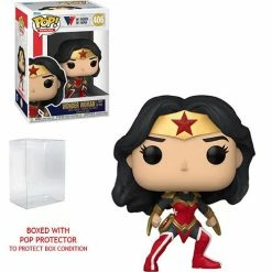 Funko Pop! Wonder Woman 80th Anniversary: A Twist Of Fate Vinyl Figure #406 + Protector 12 Funko Pop! Wonder Woman 80th Anniversary: A Twist Of Fate Vinyl Figure #406 + Protector