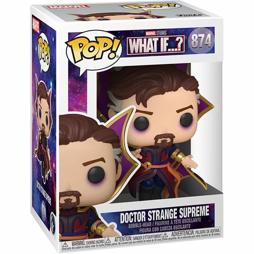 Funko Pop! What If..?: Doctor Strange Supreme #874 + Protector 5 Funko Pop! What If..?: Doctor Strange Supreme #874 + Protector