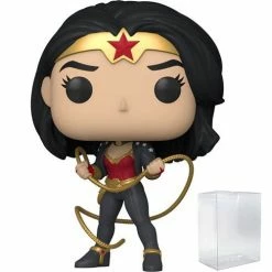 Funko Pop! Wonder Woman 80th Anniversary Odyssey Vinyl Figure #405 + Protector