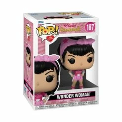 Funko Pop! Bombshells Wonder Woman Breast Cancer Awareness Vinyl Figure #167 + Protector