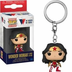 Funko Pop! Wonder Woman 80th Anniversary Twist Of Fate Pocket Pop! Key Chain