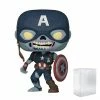 Funko Pop! What If..?: Zombie Captain America #941+ Protector