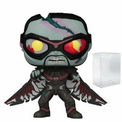 Funko Pop! What If..?: Zombie Falcon #942+ Protector
